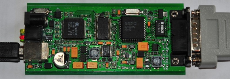USB AUI Ethernet adapter prototype