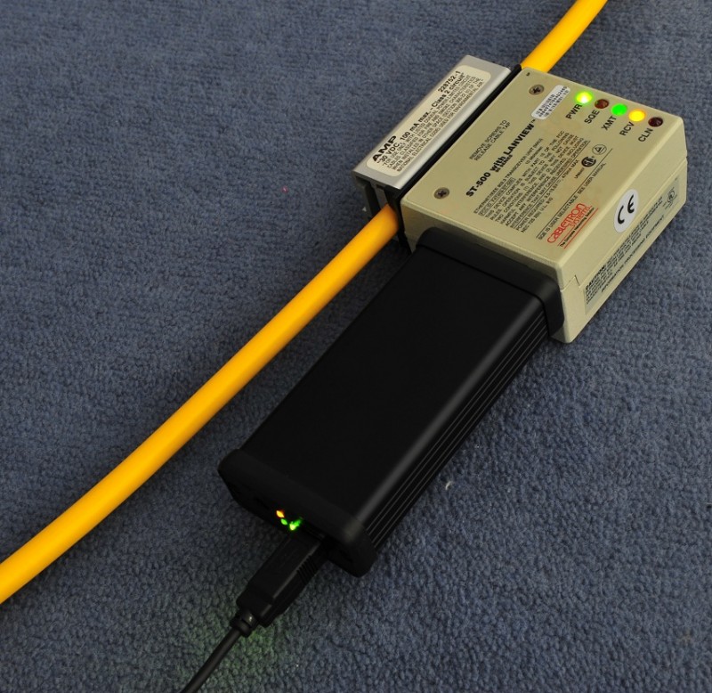 USB AUI Ethernet attached to MAU