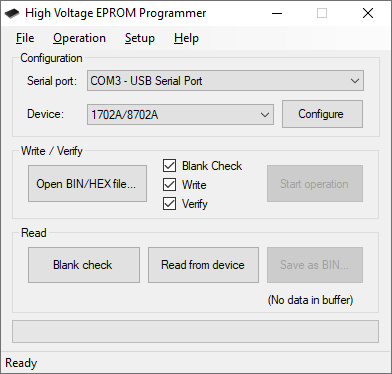 checksum error serial port